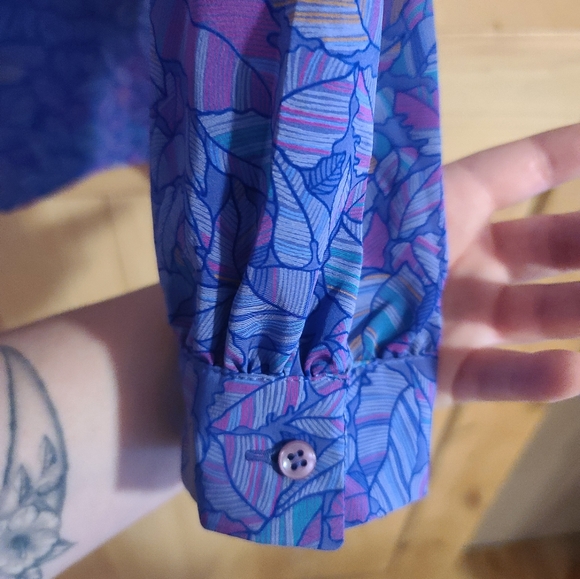 Country Sophisticates division of Pendleton Made in USA Vintage Women's Blouse - Picture 4 of 9